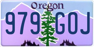 OR license plate 979GOJ
