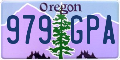 OR license plate 979GPA