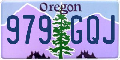 OR license plate 979GQJ