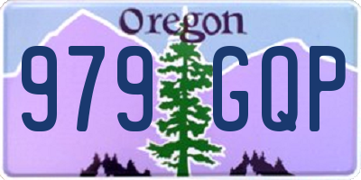 OR license plate 979GQP
