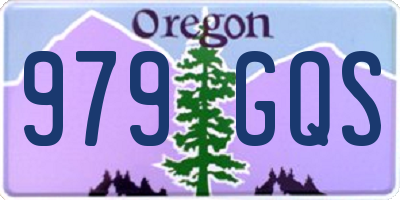 OR license plate 979GQS