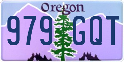 OR license plate 979GQT