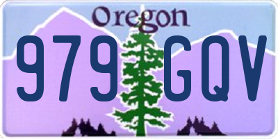 OR license plate 979GQV