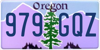 OR license plate 979GQZ