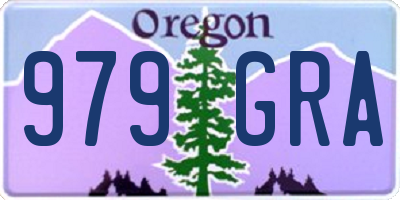 OR license plate 979GRA