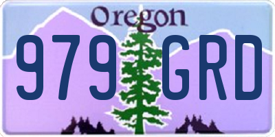 OR license plate 979GRD