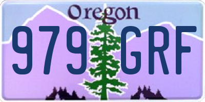 OR license plate 979GRF