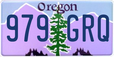 OR license plate 979GRQ