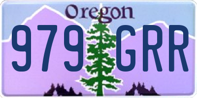 OR license plate 979GRR
