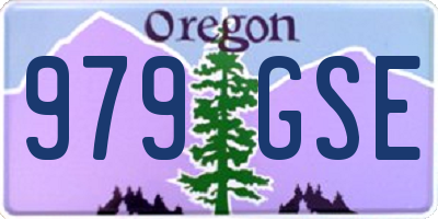 OR license plate 979GSE