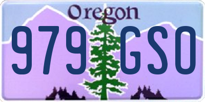 OR license plate 979GSO