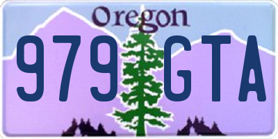 OR license plate 979GTA