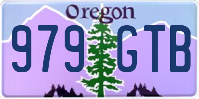 OR license plate 979GTB
