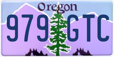 OR license plate 979GTC