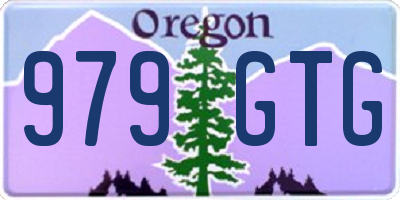 OR license plate 979GTG