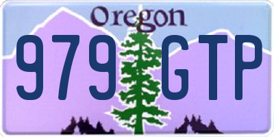 OR license plate 979GTP
