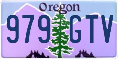 OR license plate 979GTV