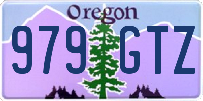 OR license plate 979GTZ