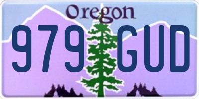 OR license plate 979GUD
