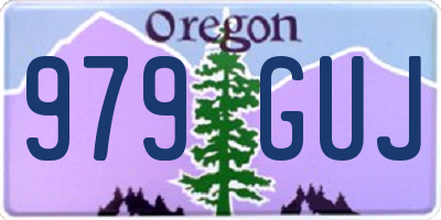 OR license plate 979GUJ