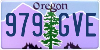 OR license plate 979GVE