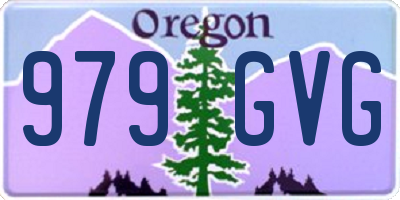 OR license plate 979GVG