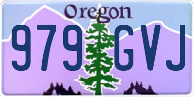 OR license plate 979GVJ