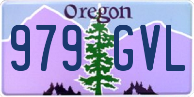 OR license plate 979GVL