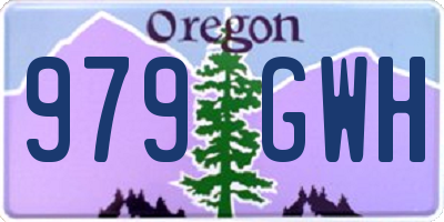 OR license plate 979GWH