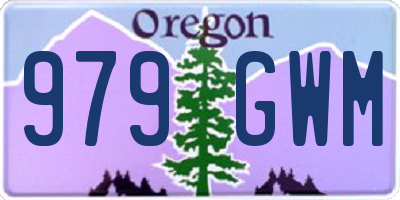 OR license plate 979GWM