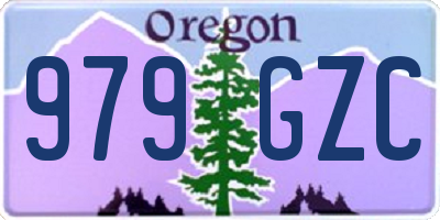 OR license plate 979GZC