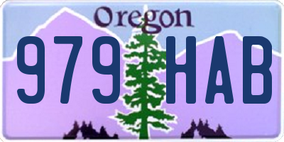 OR license plate 979HAB