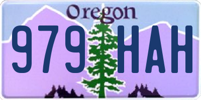 OR license plate 979HAH