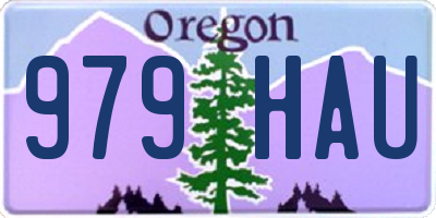 OR license plate 979HAU
