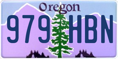 OR license plate 979HBN