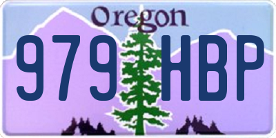 OR license plate 979HBP