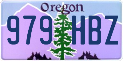 OR license plate 979HBZ