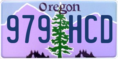 OR license plate 979HCD