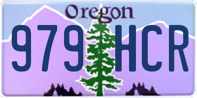 OR license plate 979HCR