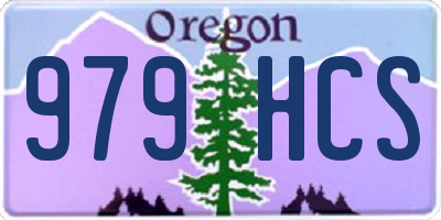 OR license plate 979HCS