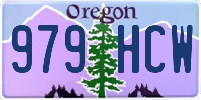 OR license plate 979HCW