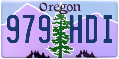 OR license plate 979HDI