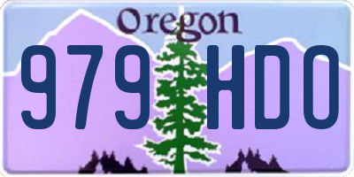 OR license plate 979HDO