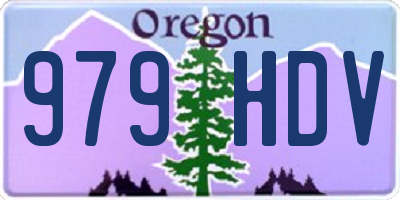 OR license plate 979HDV