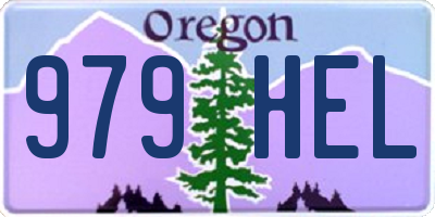 OR license plate 979HEL