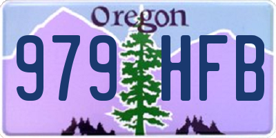 OR license plate 979HFB