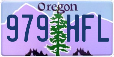 OR license plate 979HFL