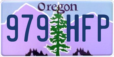 OR license plate 979HFP