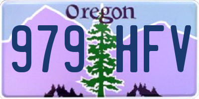OR license plate 979HFV