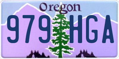 OR license plate 979HGA